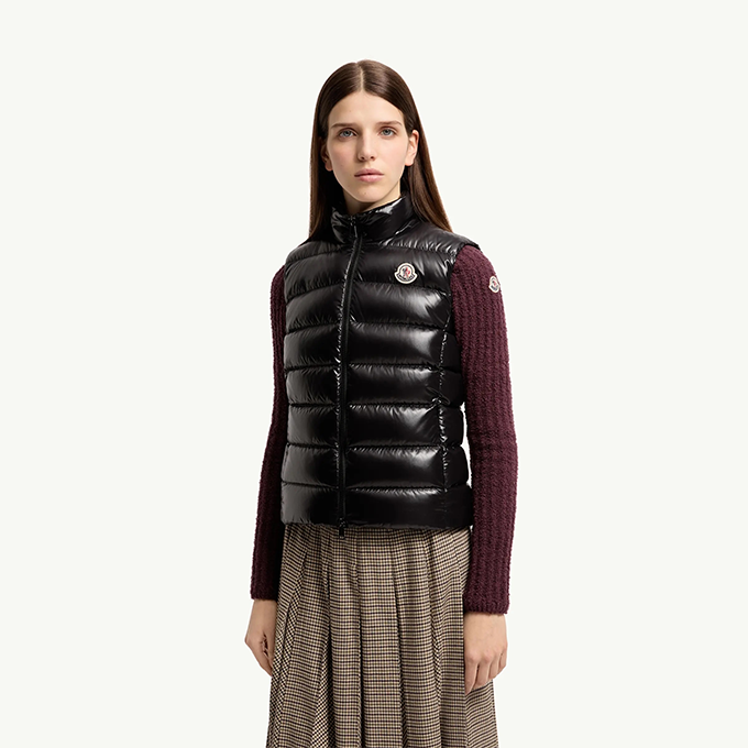 moncler ghany stand collar down vest
